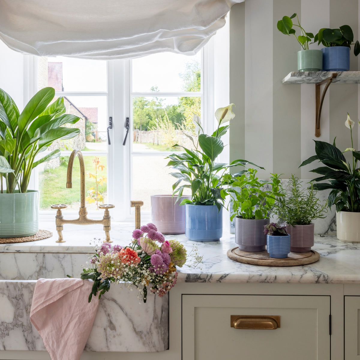 Berlin Grey Ripple Pot - House of Kojo