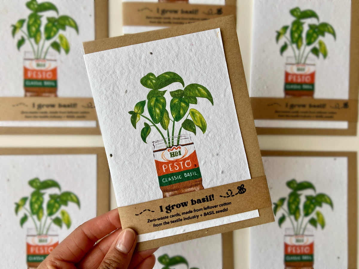 Basil Seed Plantable Card - House of Kojo