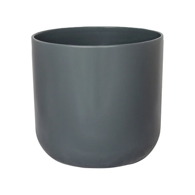 Lisbon Charcoal Plant Pot 11.5cm / Charcoal