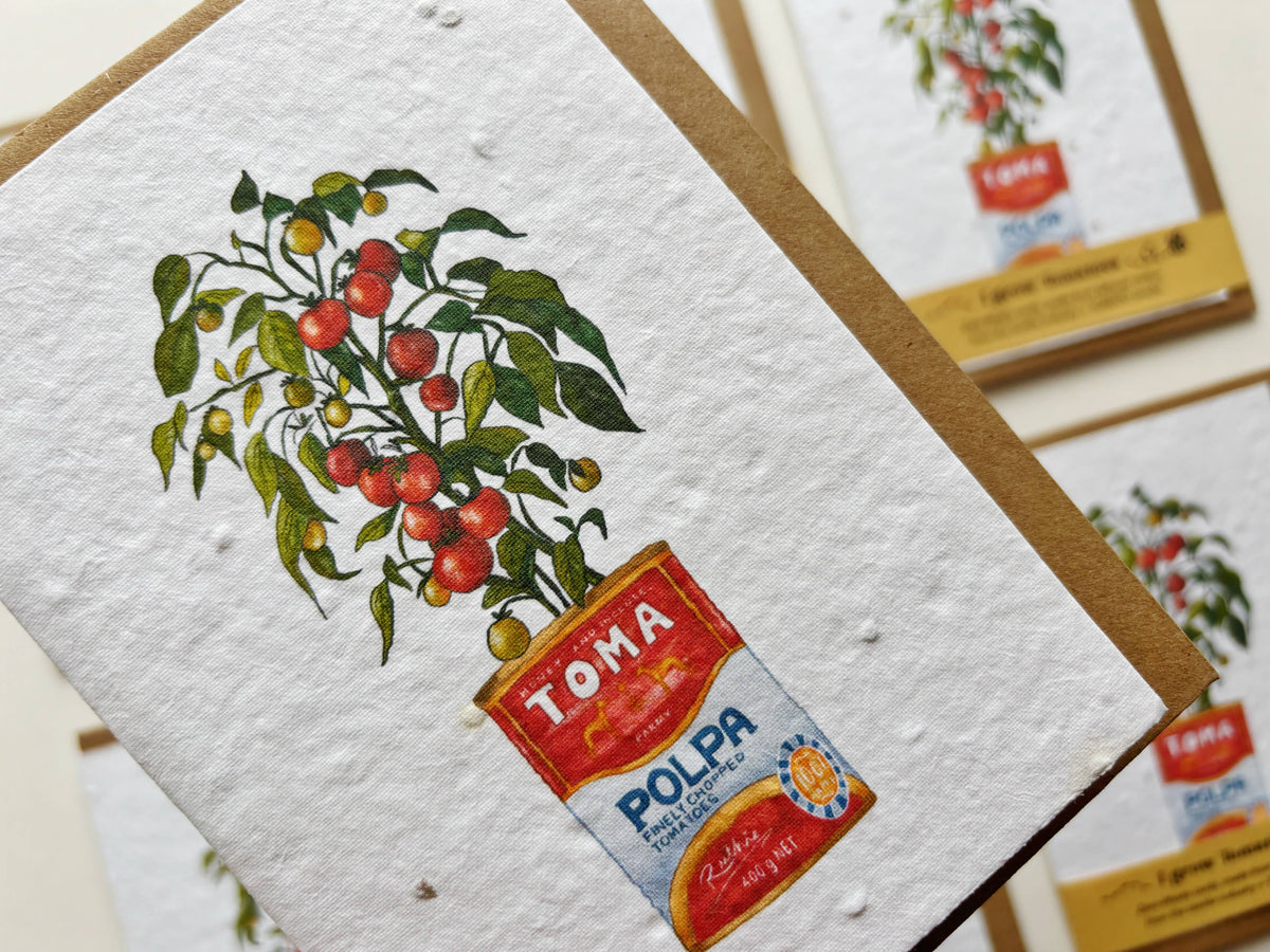 Tomato Seed Plantable Card - House of Kojo
