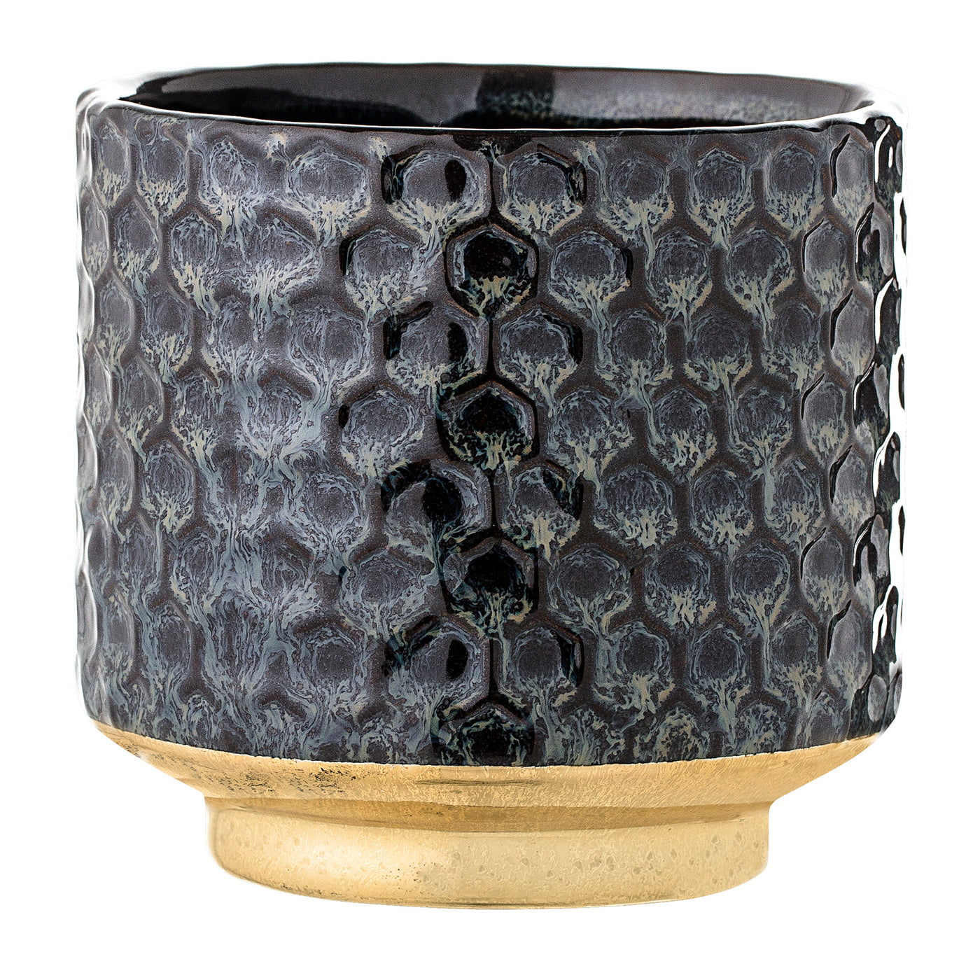 Earl Blue Ceramic Pot by Bloomingville - House of Kojo