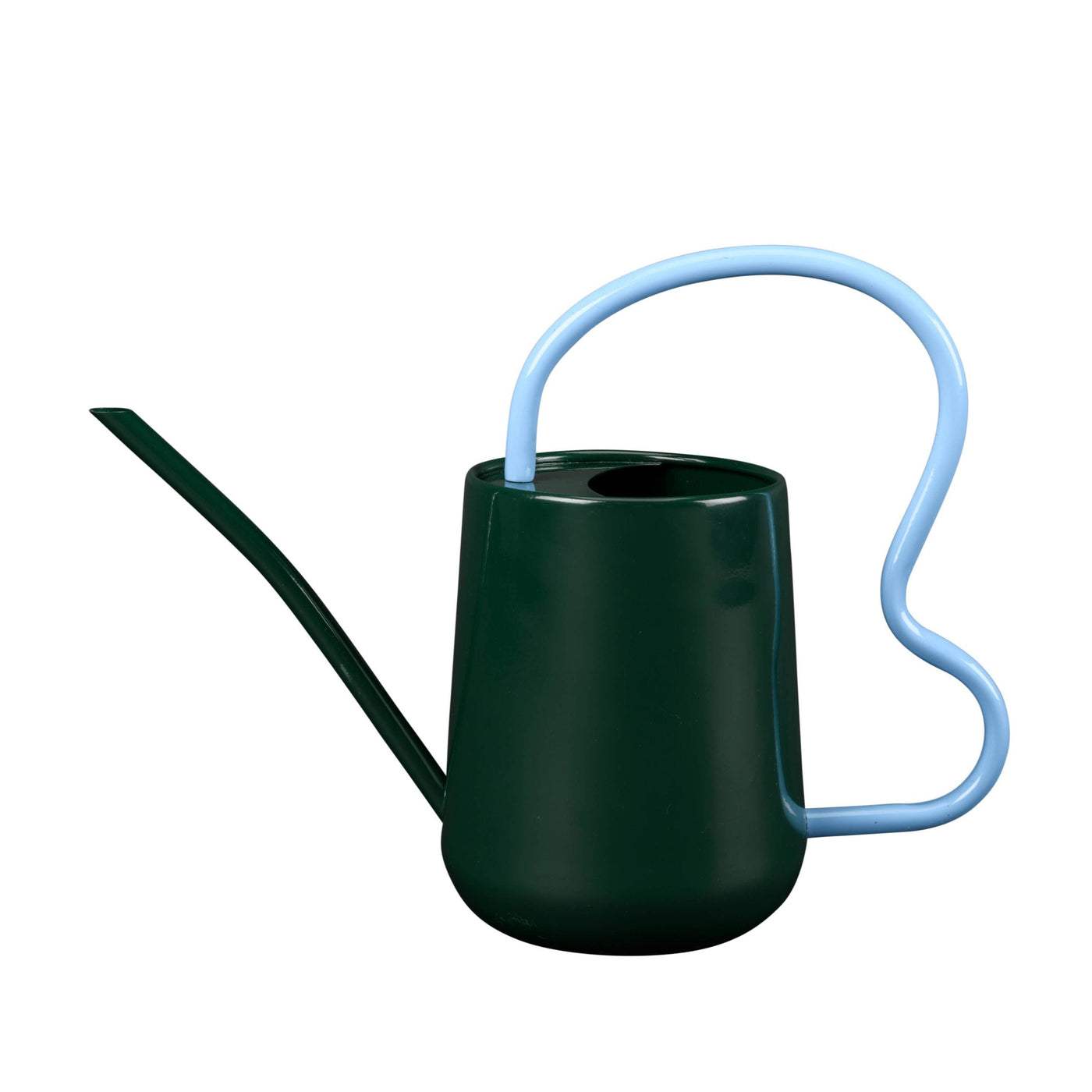 Dark Green Scalloped Indoor Watering Can - House of Kojo