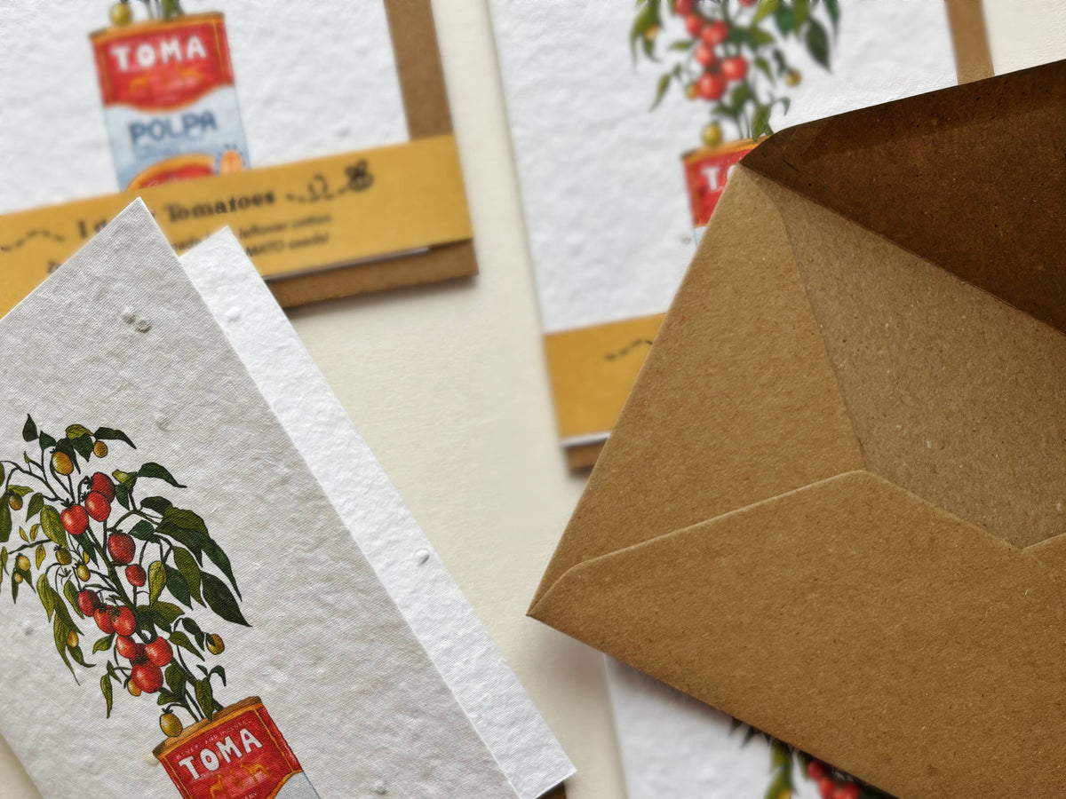 Tomato Seed Plantable Card - House of Kojo