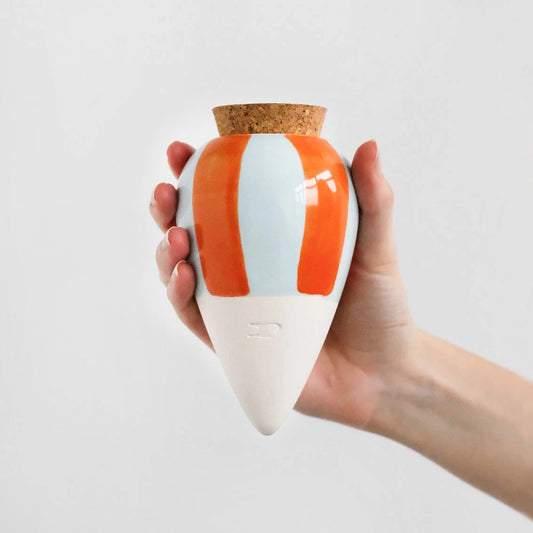 Pepin Self Watering Olla Blue & Orange - House of Kojo
