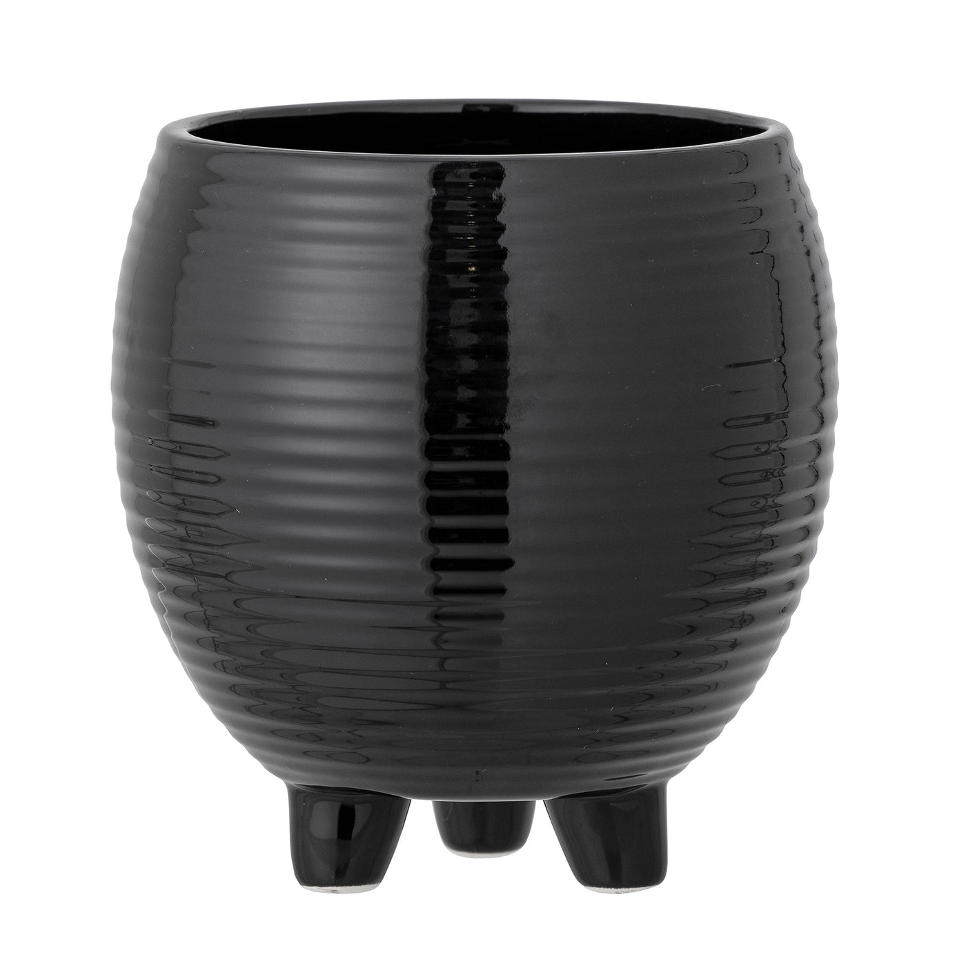 Arnel Black Pot by Bloomingville - House of Kojo