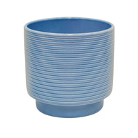Berlin Blue Ripple Pot