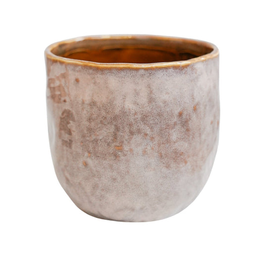 Brooke Rustic Glazed Pot - Blush - House of Kojo
