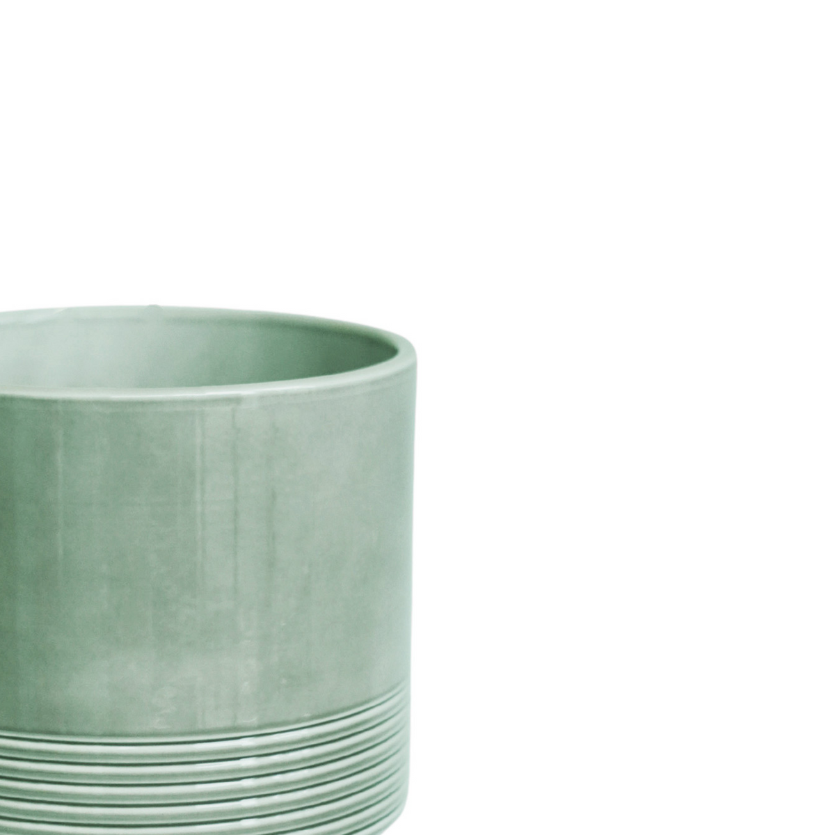Munich Green Gloss Pot - House of Kojo