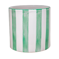 Paros Green Stripe Pot