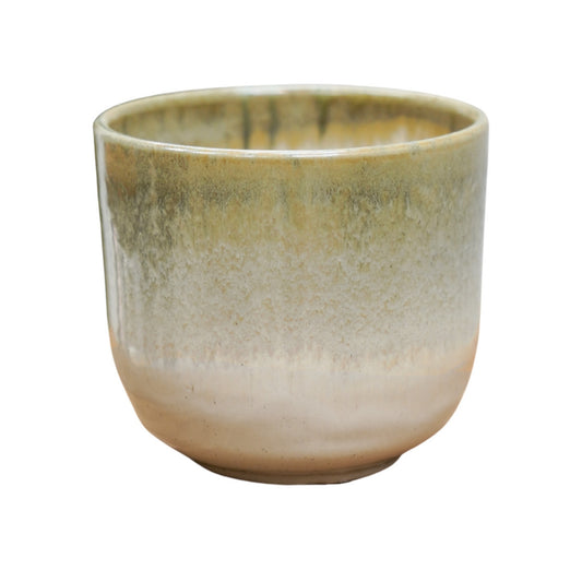 Rowe Two Tone Olive Reactive Planter - House of Kojo