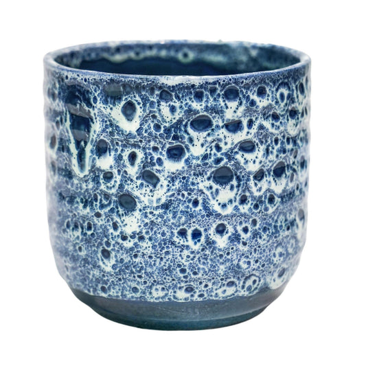Sapphire Reactive Glaze Pot - House of Kojo