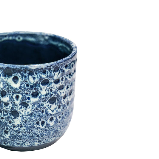 Sapphire Reactive Glaze Pot - House of Kojo