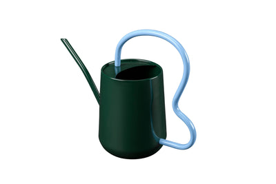 Dark Green Scalloped Indoor Watering Can - House of Kojo