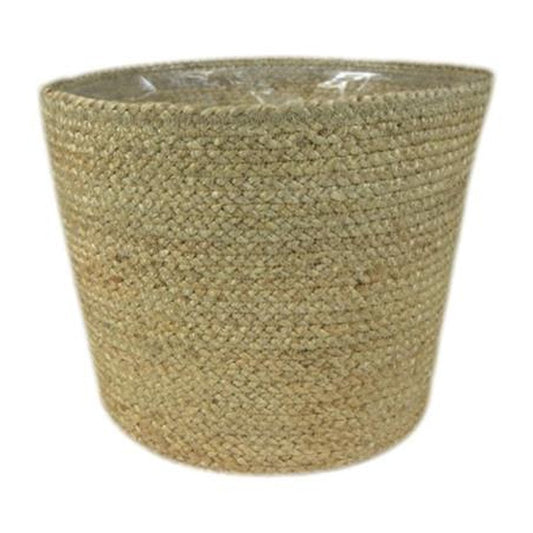Bergen Jute Natural Lined Planter - House of Kojo