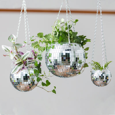 Disco Ball Planter - 15cm Default Title / Silver