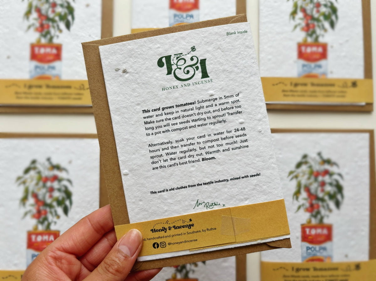Tomato Seed Plantable Card - House of Kojo