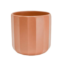 Positano Geo Planter - Burnt Orange