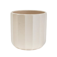 Positano Geo Planter - Ivory