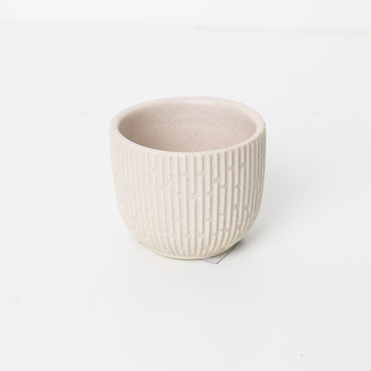Sara Cream Ceramic Pot - House of Kojo