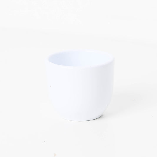 Tusca White Ceramic Pot - House of Kojo