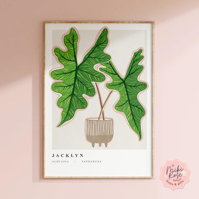 Alocasia Jacklyn Art Print - House of Kojo