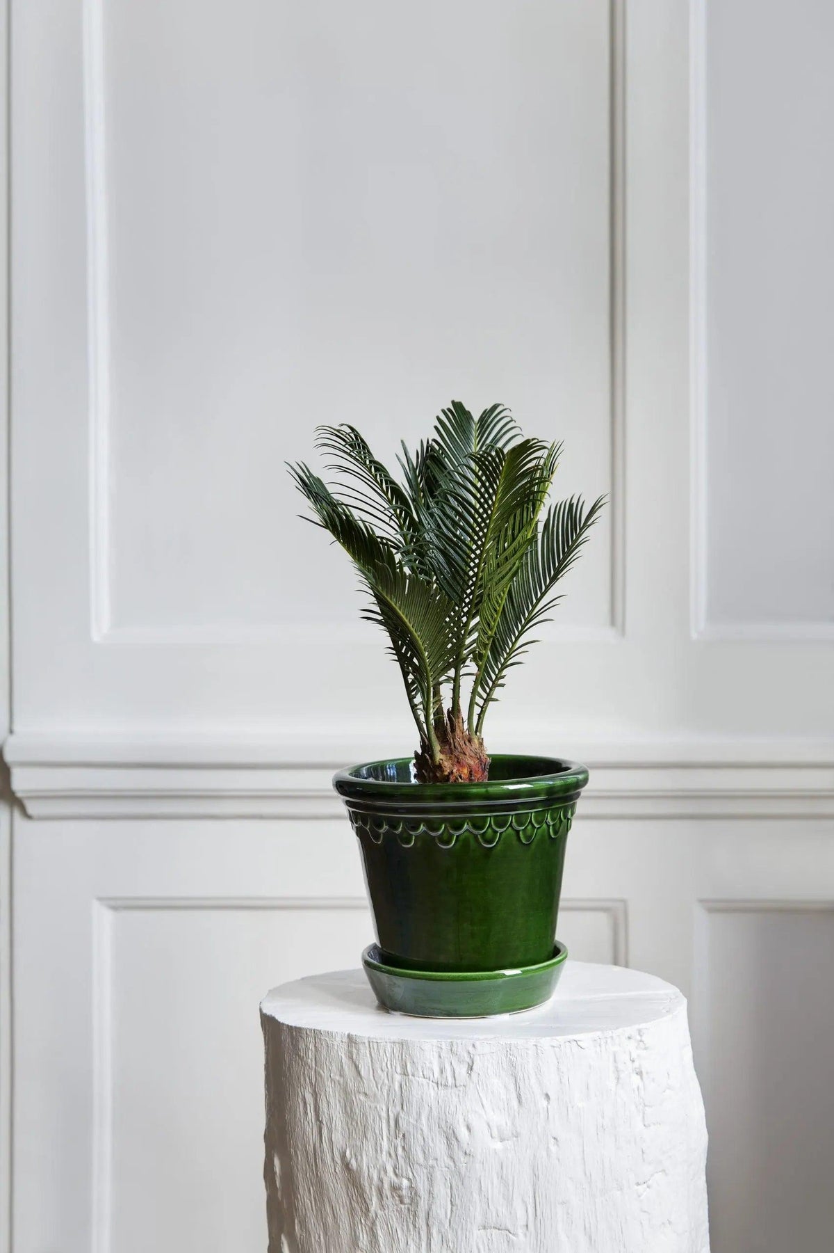 Bergs Potter Emerald Green Glazed Copenhagen Pot - House of Kojo