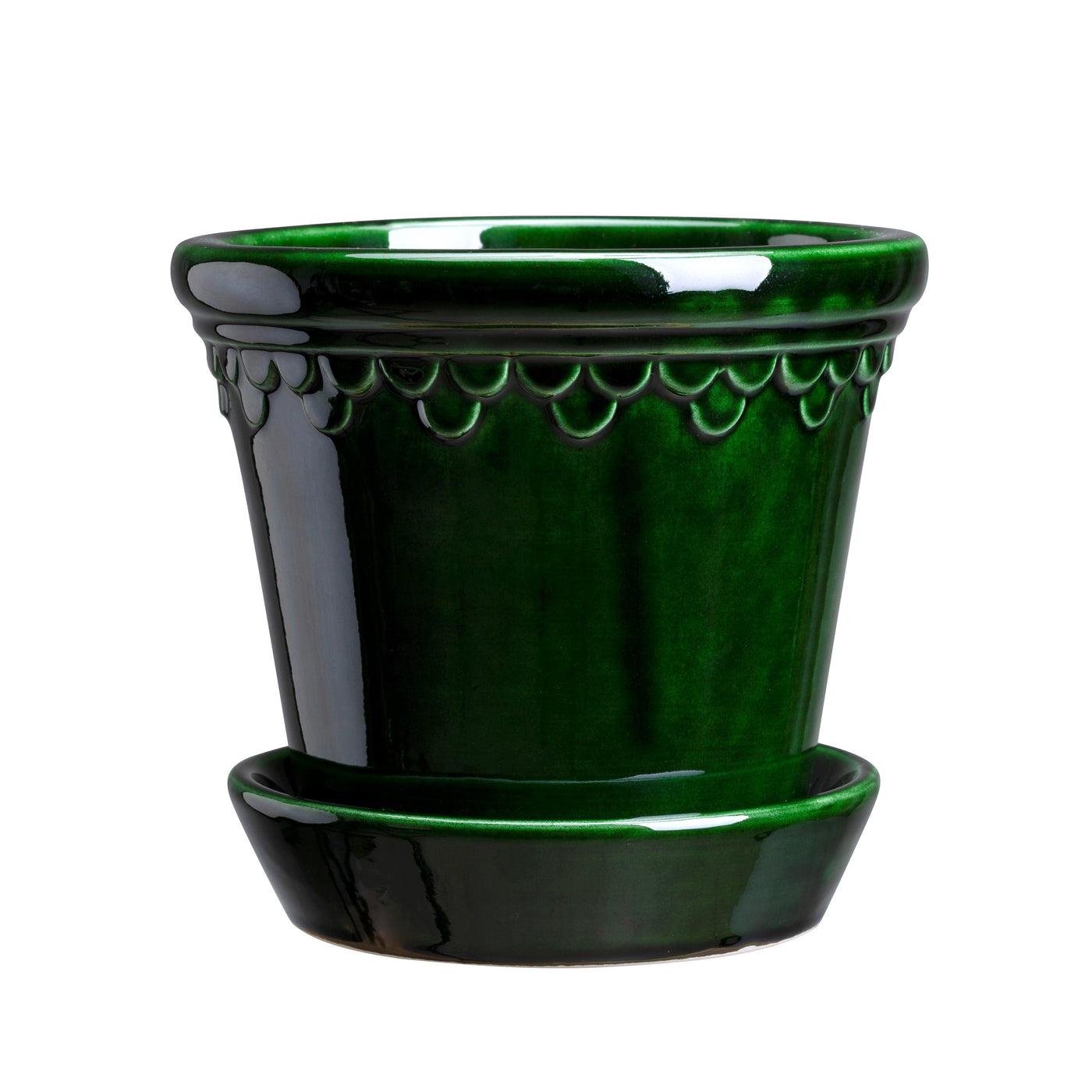 Bergs Potter Emerald Green Glazed Copenhagen Pot - House of Kojo