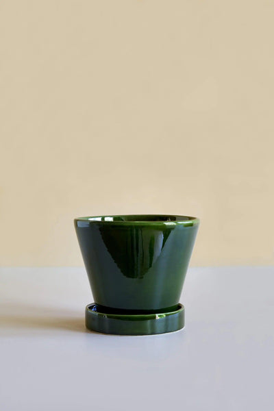 Bergs Potter Julie Pot Glazed Green Pot - House of Kojo