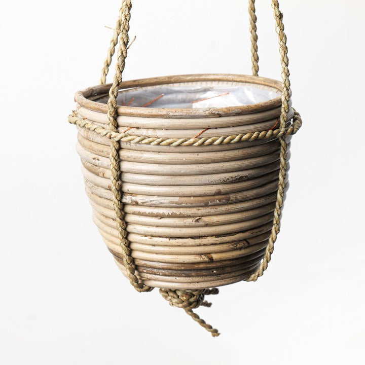 hanging bamboo planter pots Hanging Bamboo Pot