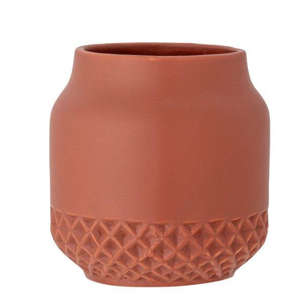 Holden Warm Brown Stoneware Pot by Bloomingville - House of Kojo