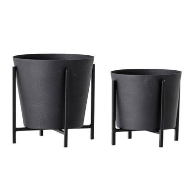 Ilse Black Metal Pot Set by Bloomingville 11cm/12cm / Twin Set