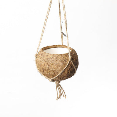 Kokodama "Coconut" hanging pot - House of Kojo