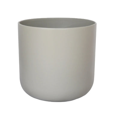 Lisbon Light Grey Plant Pot 11.5cm / Light Grey