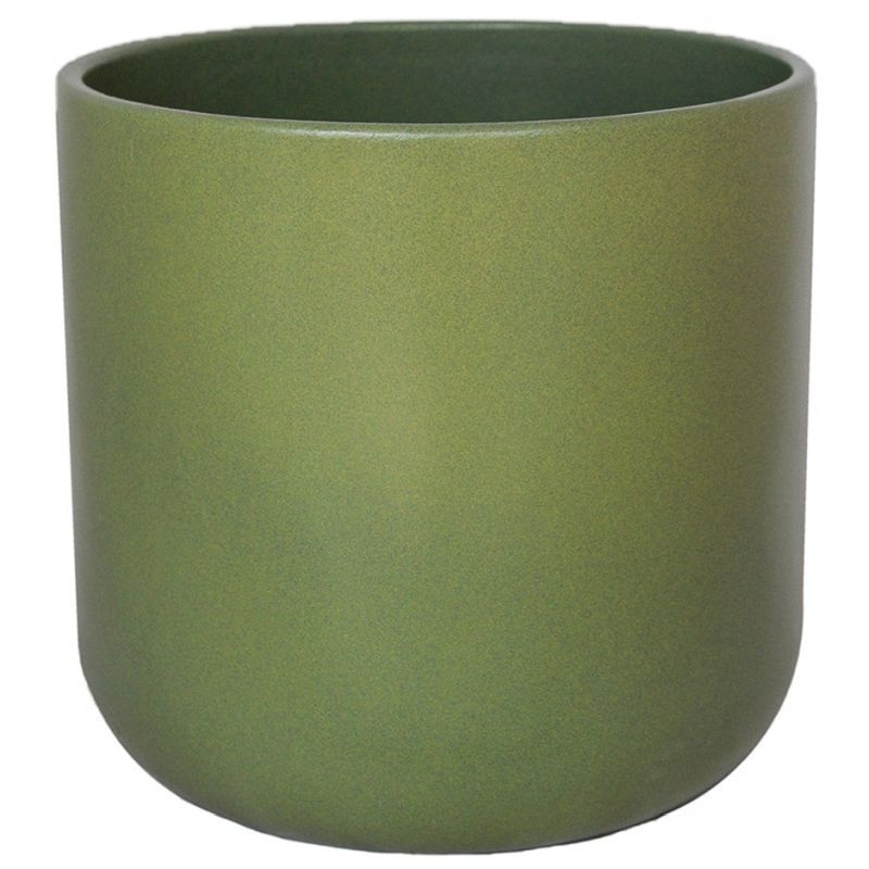 Lisbon Olive Green Plant Pot - House of Kojo