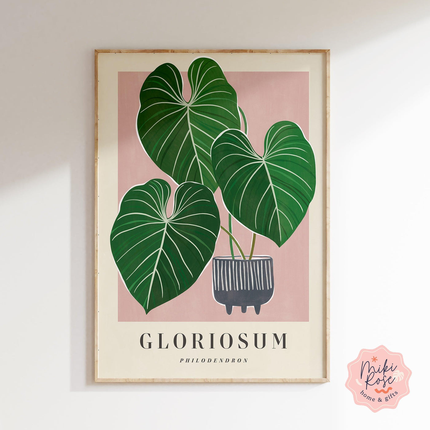 Philodendron Gloriosum Art Print - House of Kojo