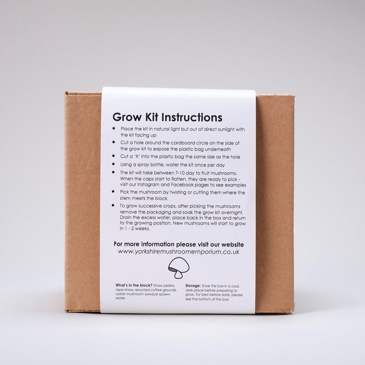 YME x Growtropicals Grey Oyster Mushroom Kit - House of Kojo